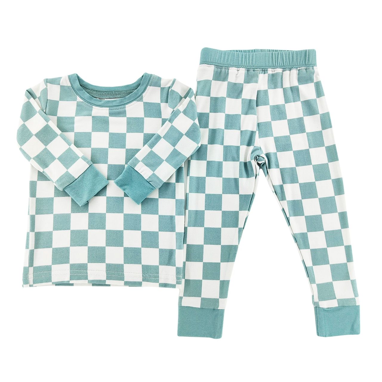 Blush Check Bamboo Set